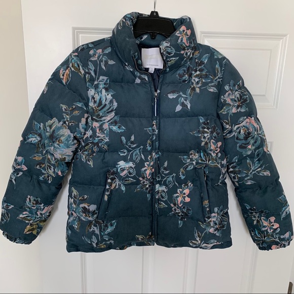 Anthropologie floral puffer coat size XS. EUC - Picture 3 of 8